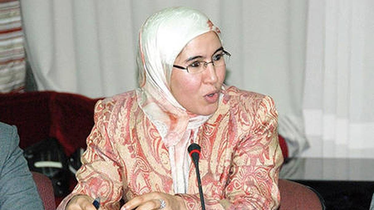Nezha El Ouafi, secrétaire d'Etat auprés du Ministre des affaires étrangères chargé des Marocains résidant à l'étranger et des Affaires de la migration.
