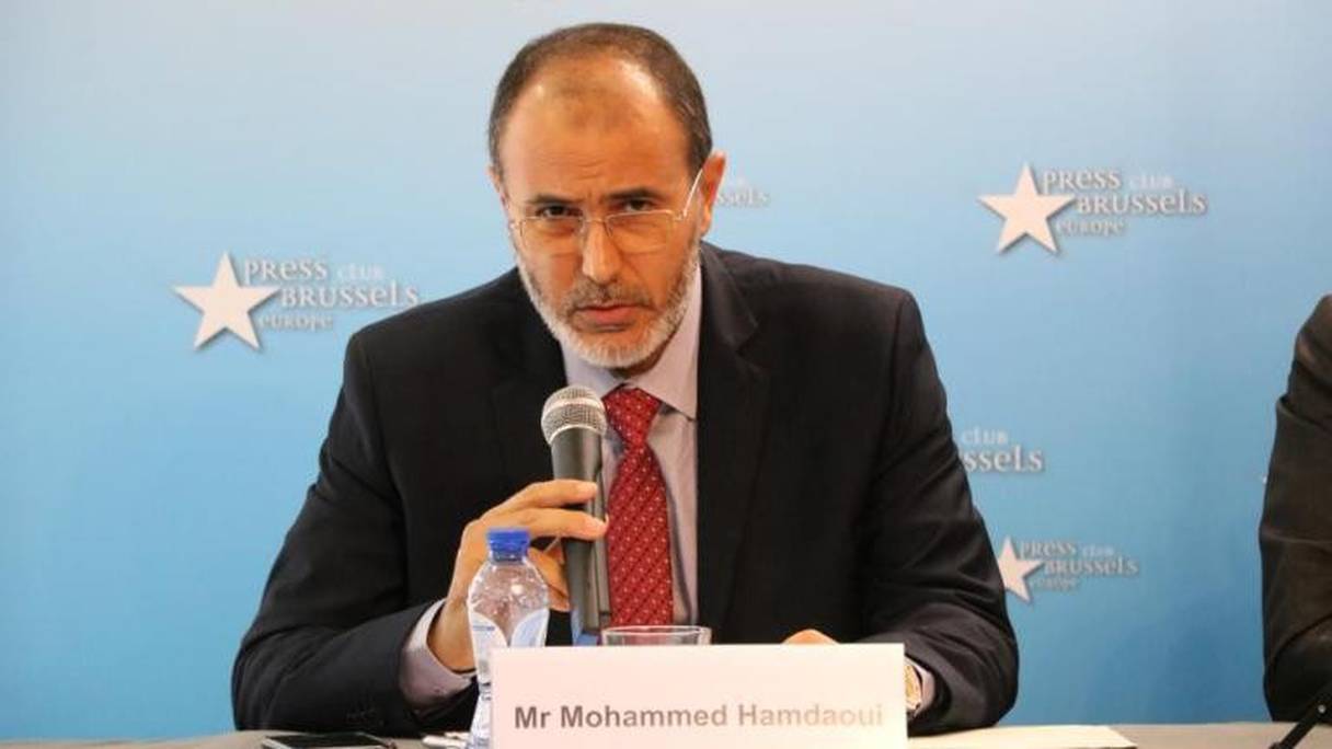 Mohamed Hamdaoui, membre dirigeant d'Al Adl.
