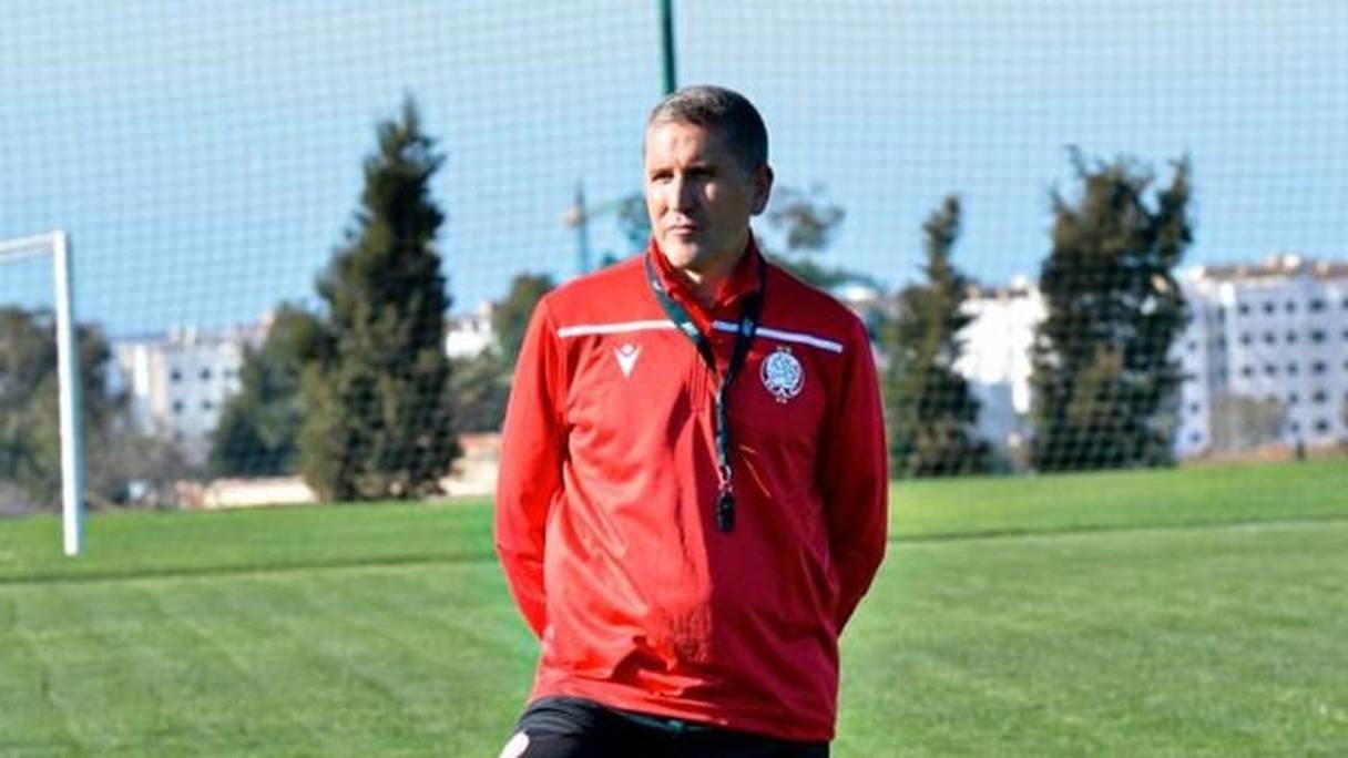 Juan Carlos Garrido, l'entraîneur espagnol du Wydad de Casablanca.
