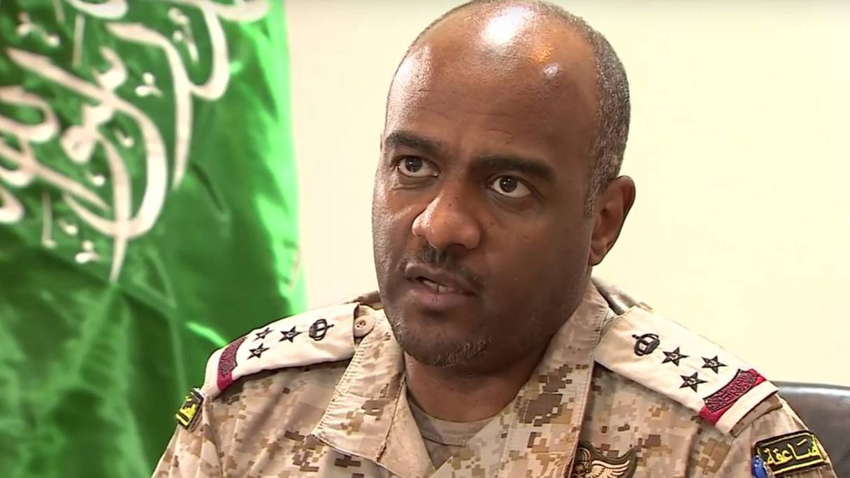 Le général saoudien Ahmed al-Asiri, conseiller du ministre saoudien de la Défense et porte-parole de la coalition arabe au Yémen.
