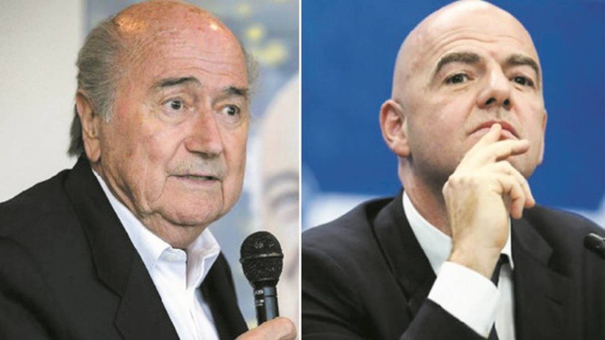 Entre l'ancien et le nouveau président de la FIFA, Blatter et Infantino, les bisbilles continuent.
