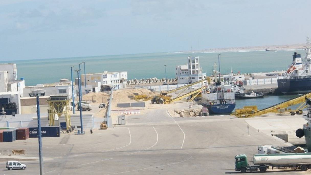 Le port de Laâyoune.

