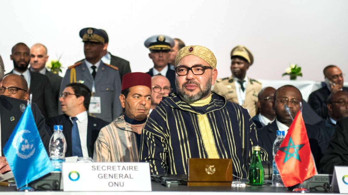 Le roi Mohammed VI, le 29 novembre 2017, au sommet UA-UE à Abidjan.
