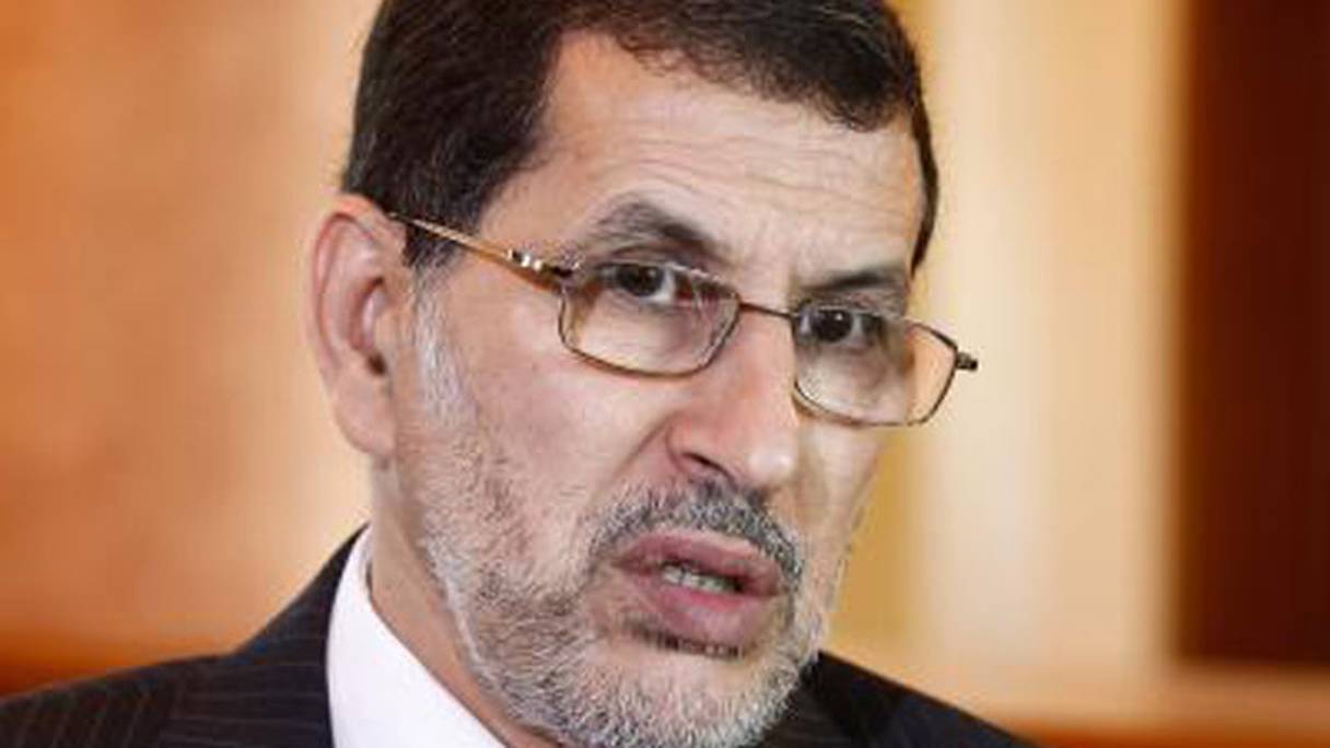 Le chef du gouvernement, Saâd Eddine El Othmani. 
