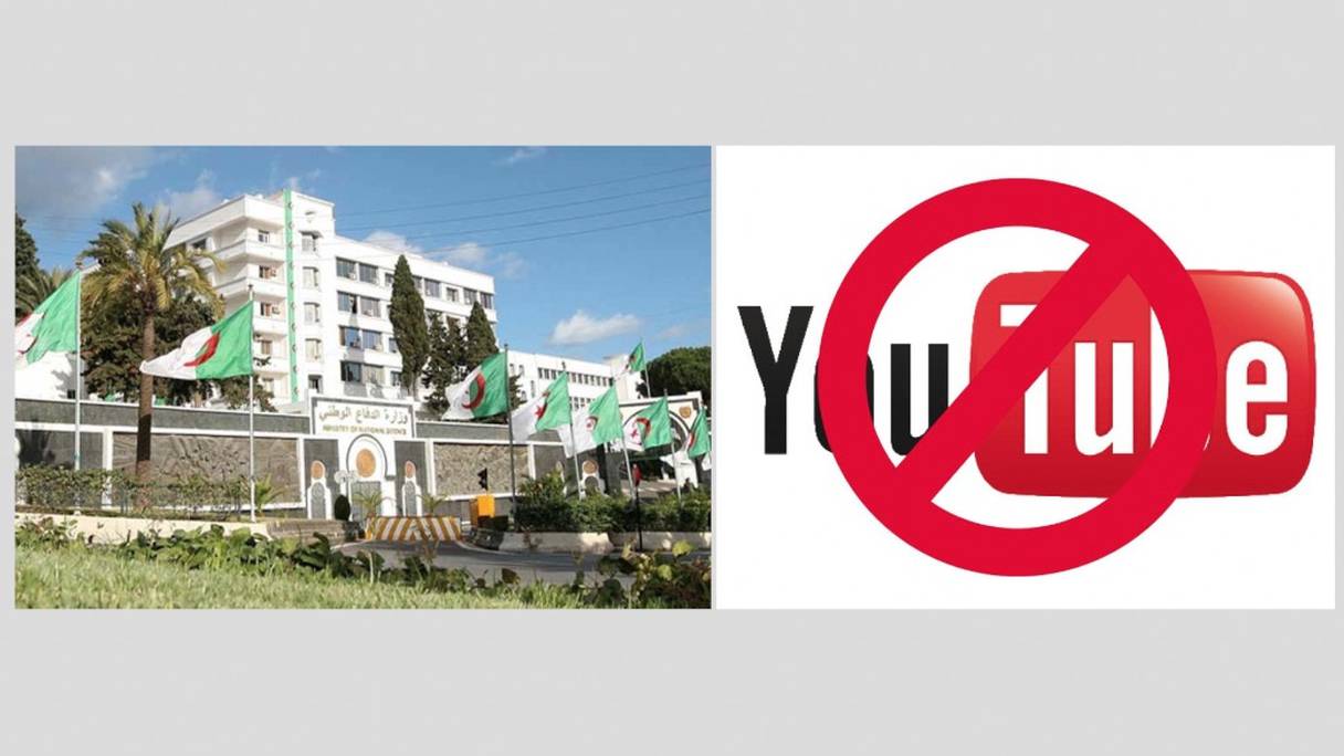 YouTube vient de décider la fermeture définitive de la chaîne du ministère algérien de la Défense.
