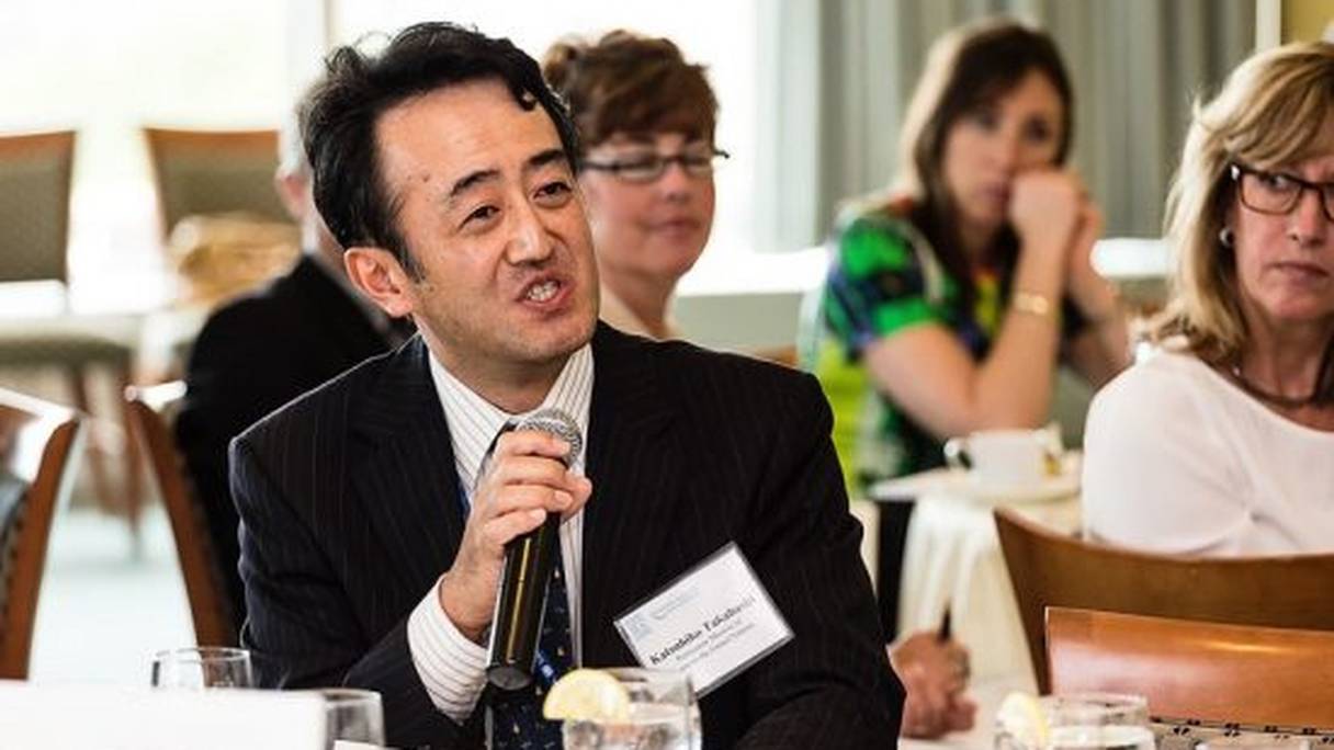 Katsuhiko Takahashi, Directeur général du Moyen-Orient et de l'Afrique du Nord au ministère japonais des Affaires étrangères.
