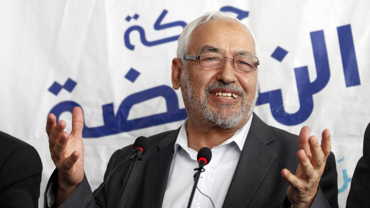 Rached Ghannouchi, leader du parti tunisien Ennahdha.
