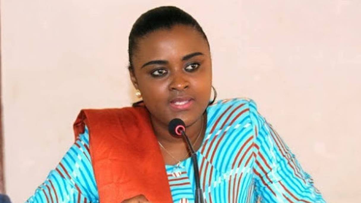 Francine Muyumba, présidente de l'Union panafricaine de la jeunesse.
