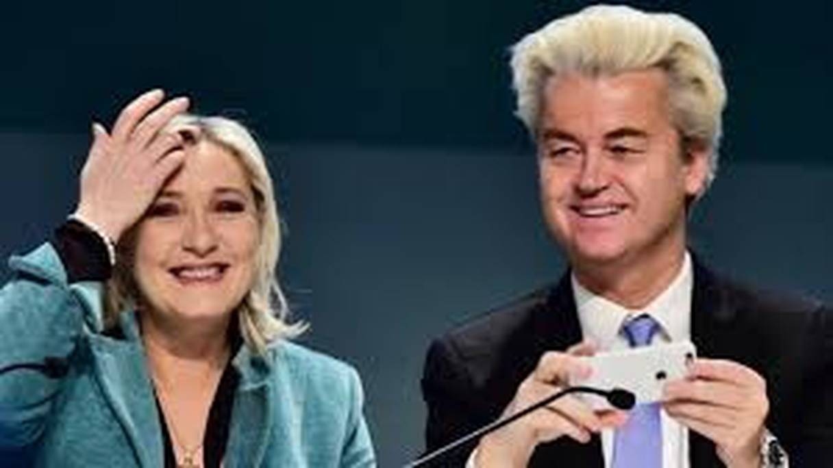 Marine Le Pen et Geert Wilders.
