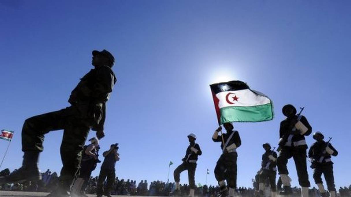 Des soldats du Front Polisario. 
