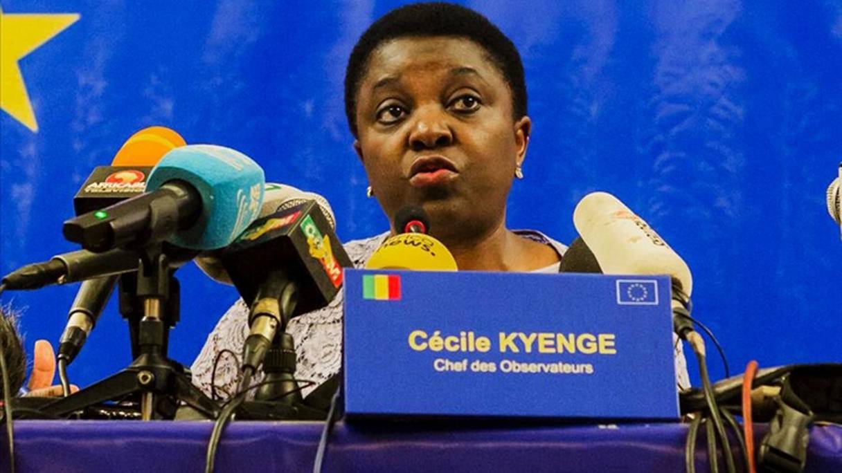 Cécile Kyenge, chef de la mission d'observation de l'Union européenne pour la présidentielle malienne 2018. 
