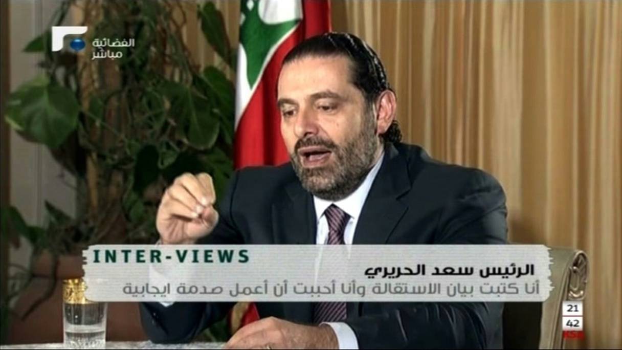 Le Premier ministre libanais Saâd Hariri. 

