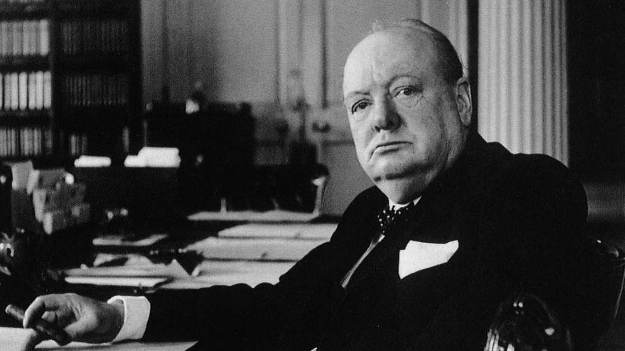 Winston Churchill (1874 - 1965). 
