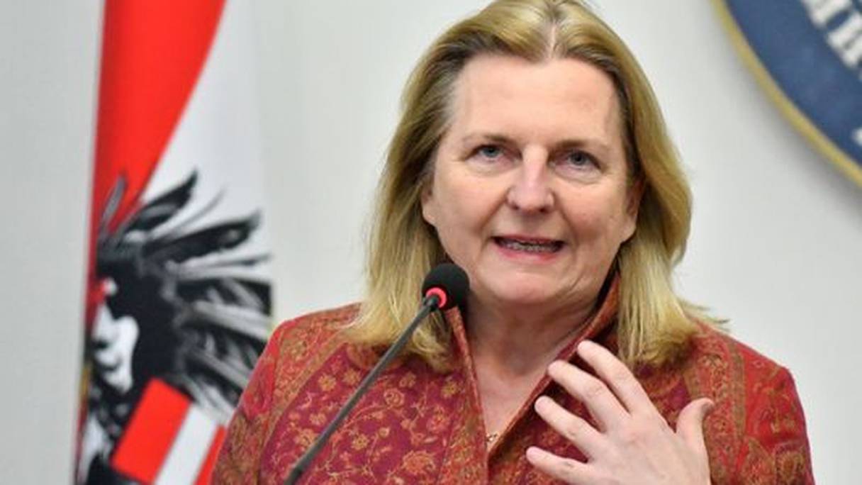 Karin Kneissl, ministre des affaires étrangères autrichienne.
