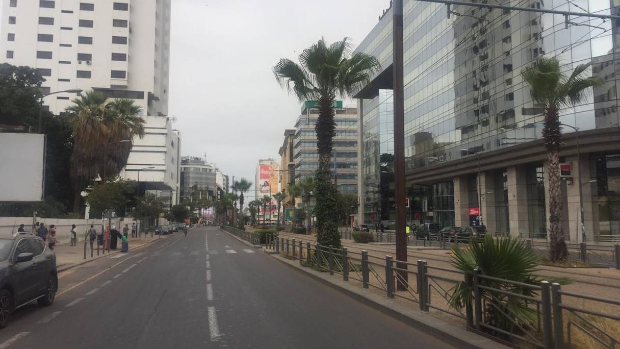 Le boulevard Abdelmoumen.
