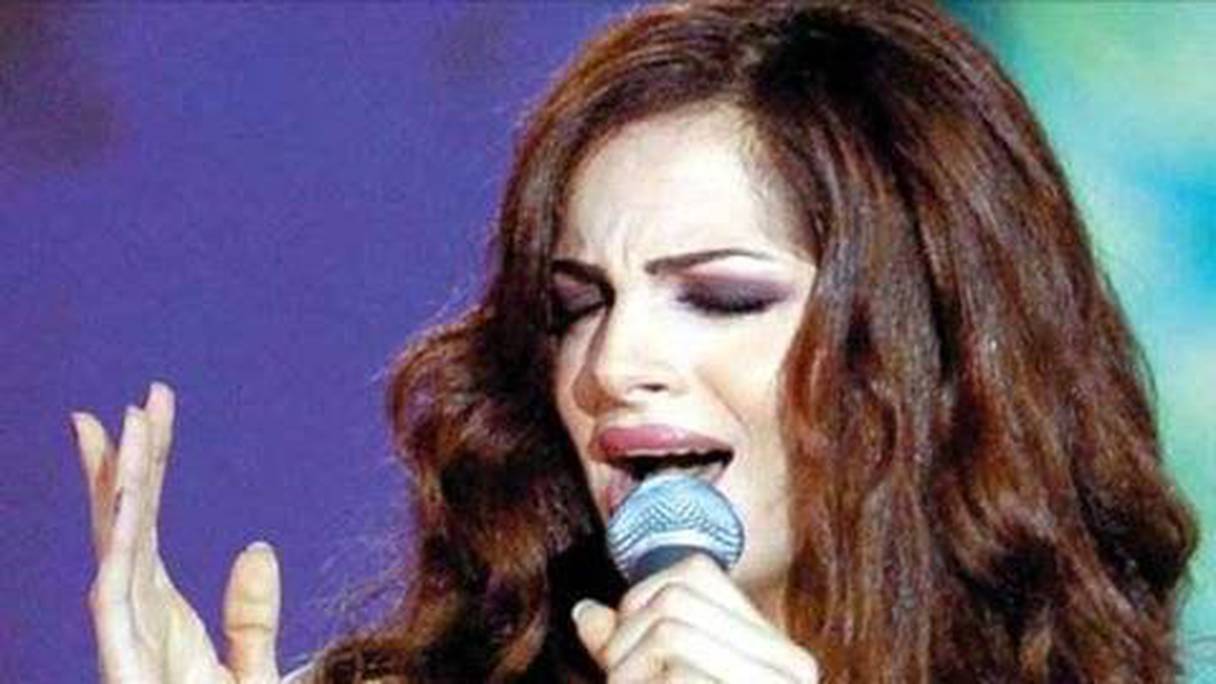 Amal Maher, star montante de la scène lyrique arabe. 
