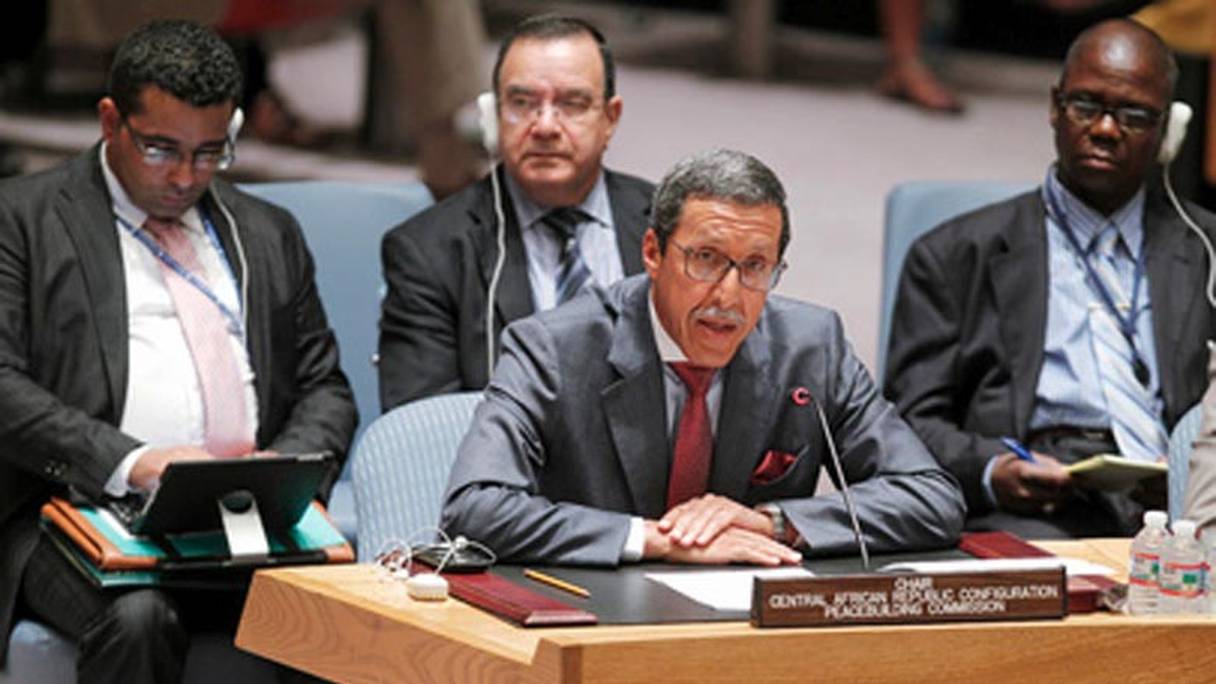 Omar Hilale, ambassadeur représentant permanent du royaume du Maroc à l'ONU.
