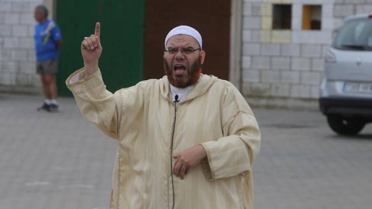 Alaa Mohamed Said, imam de la Mosquée Firdaous de Logrogne. 
