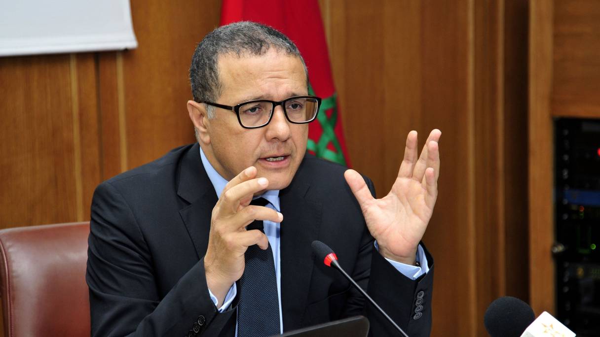 Mohammed Boussaid, ministre de l'Économie et des Finances.
