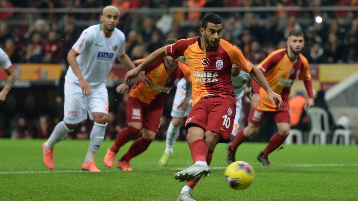 Younes Belhanda, International marocain et joueur de Galatasaray.
