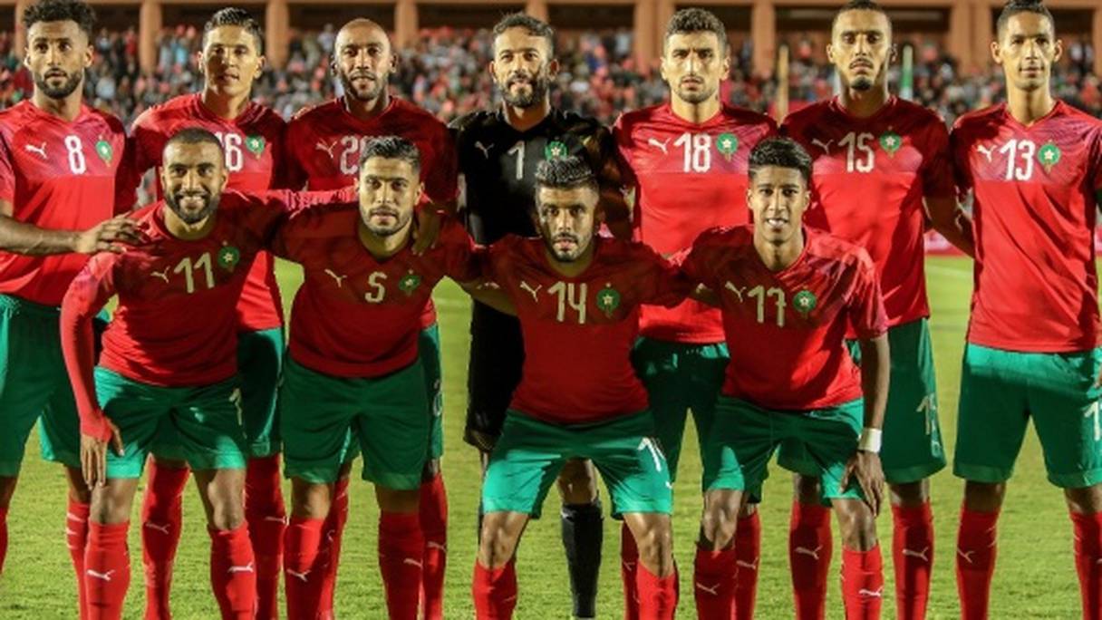 L'équipe nationale des joueurs locaux contre l'Algérie, joué le 19 octobre 2019 à Berkane
