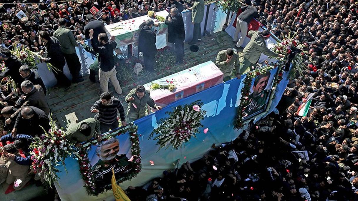 La bousculade de ce 7 janvier en Iran, lors des funérailles du général Soleimani a fait au moins 35 morts.
