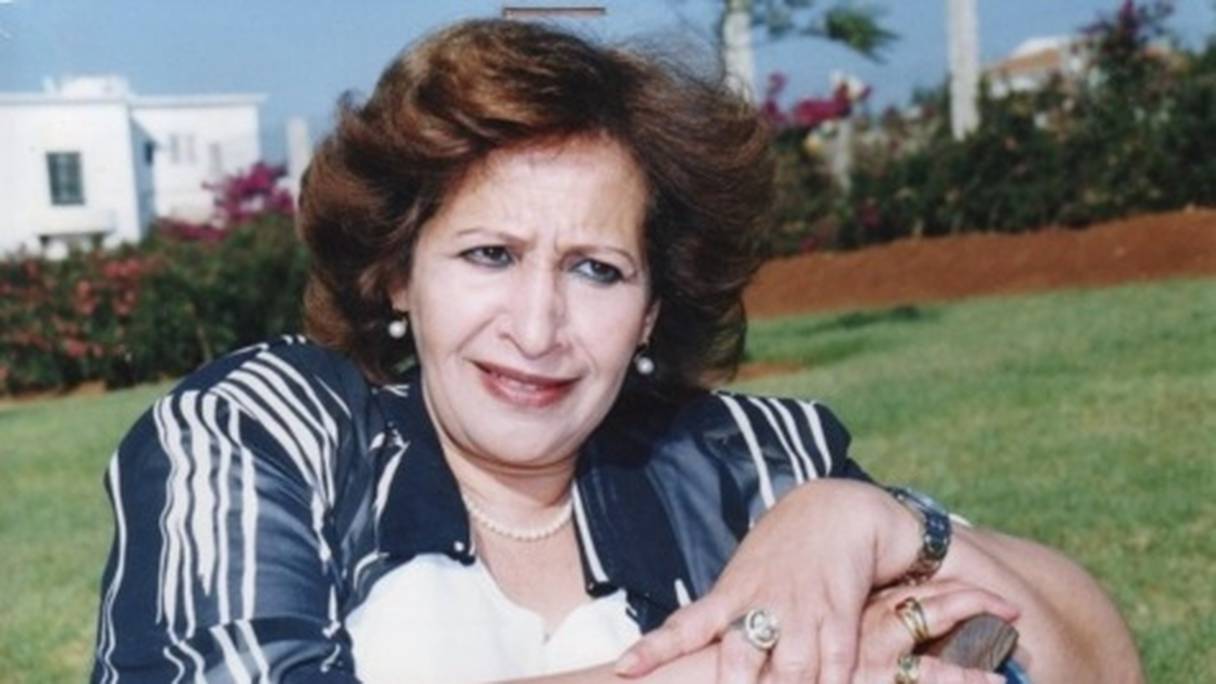 L'actrice Aïcha Mahmah.
