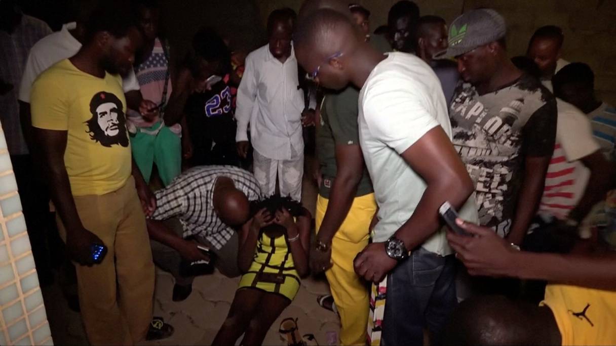 Image de victimes de l'attentat de Ouagadougou qui a fait 18 victimes et plusieurs blessés.
