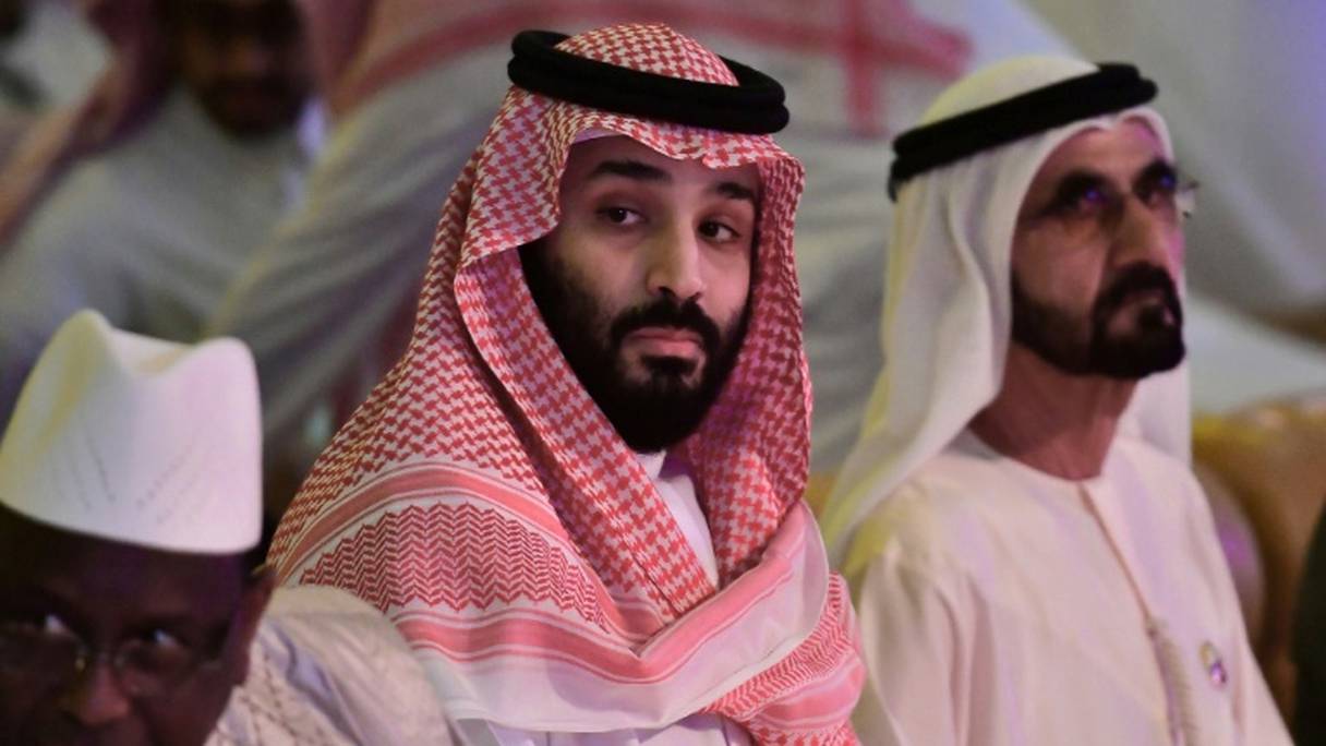 Le prince héritier saoudien Mohammed ben Salmane au forum international d'investissment à Ryad, le 24 octobre 2018.
