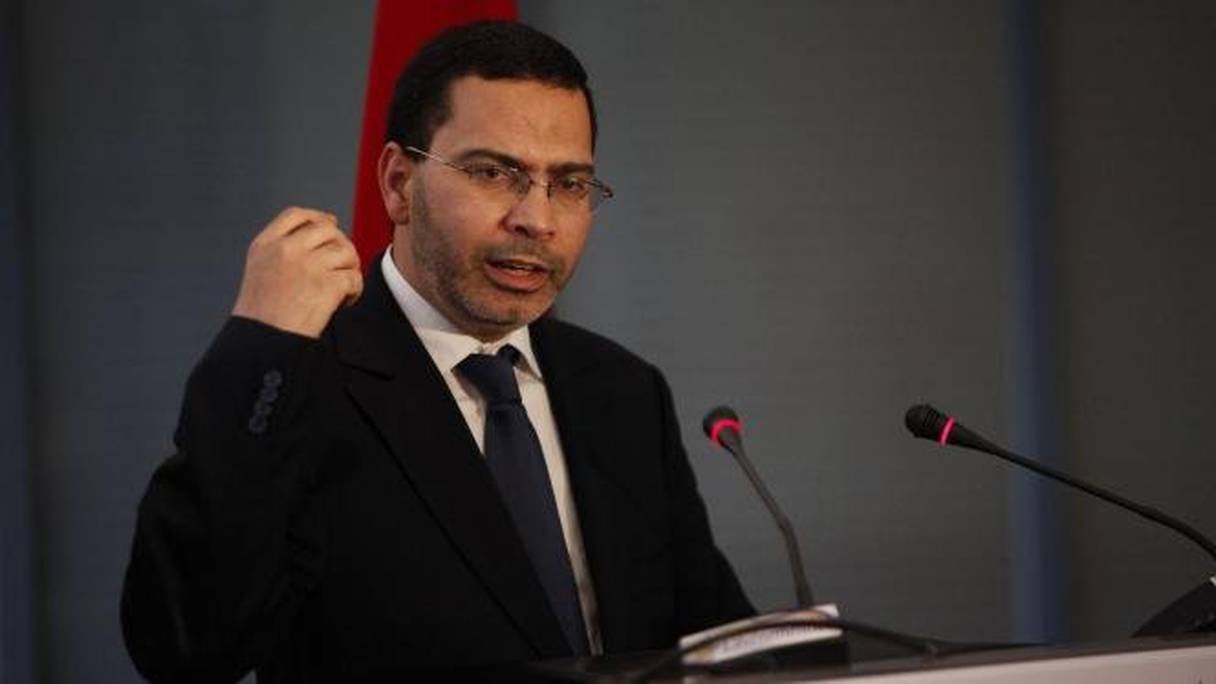 Mustapha Khalfi, ministre de la Communication, Porte-parole du Gouvernement.
