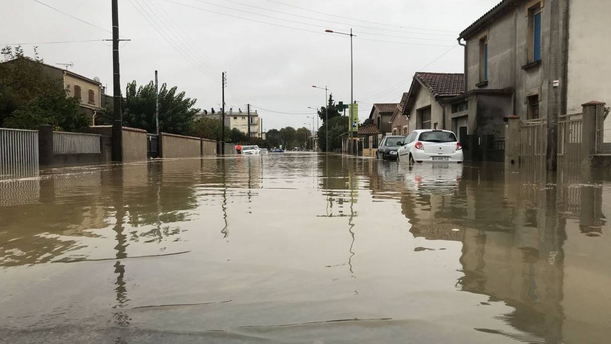 Les inondations au Sud de la France.
