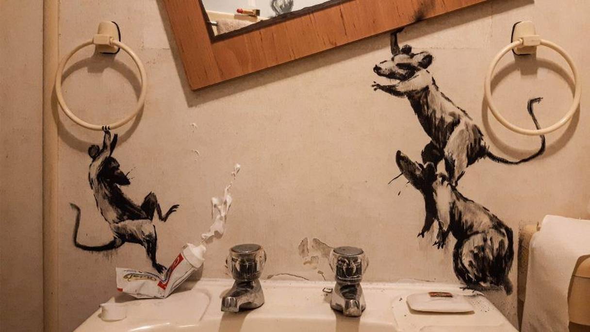 La dernière oeuvre de Banksy en confinement
