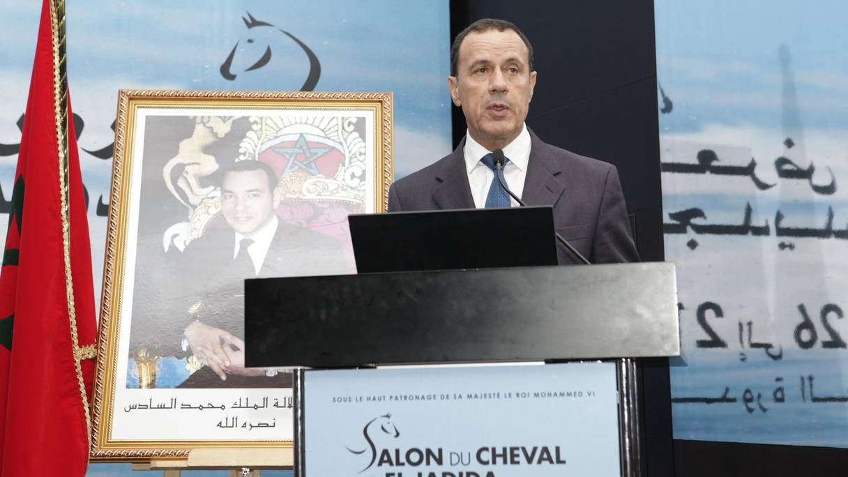 El Habib Marzak, commissaire du Salon du Cheval.
