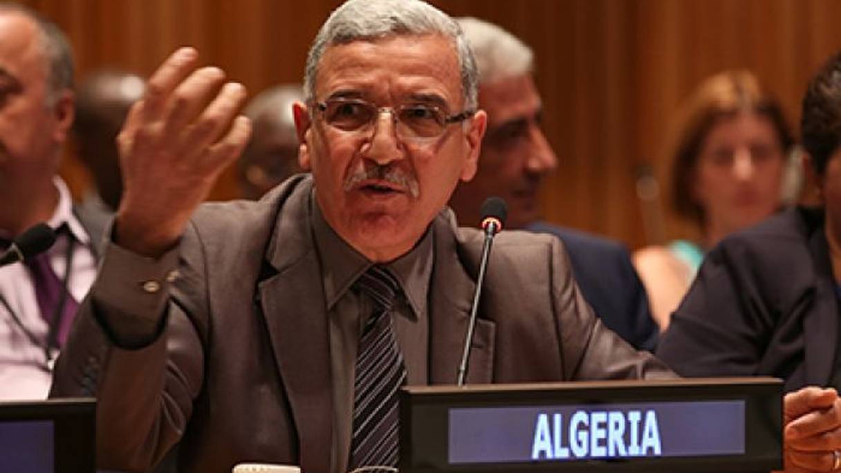 L'ambassadeur adjoint de l'Algérie auprès de l'ONU, Mohammed Bessedik.
