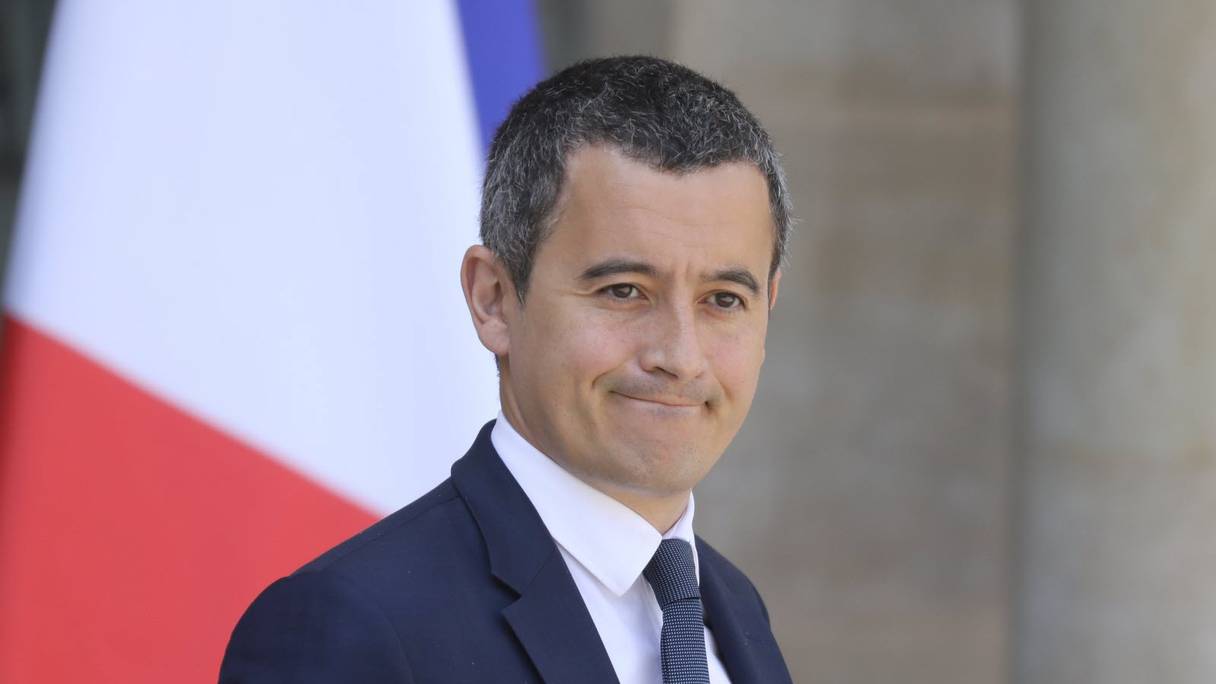 Gérald Darmanin, ministre français de l'Intérieur. 
