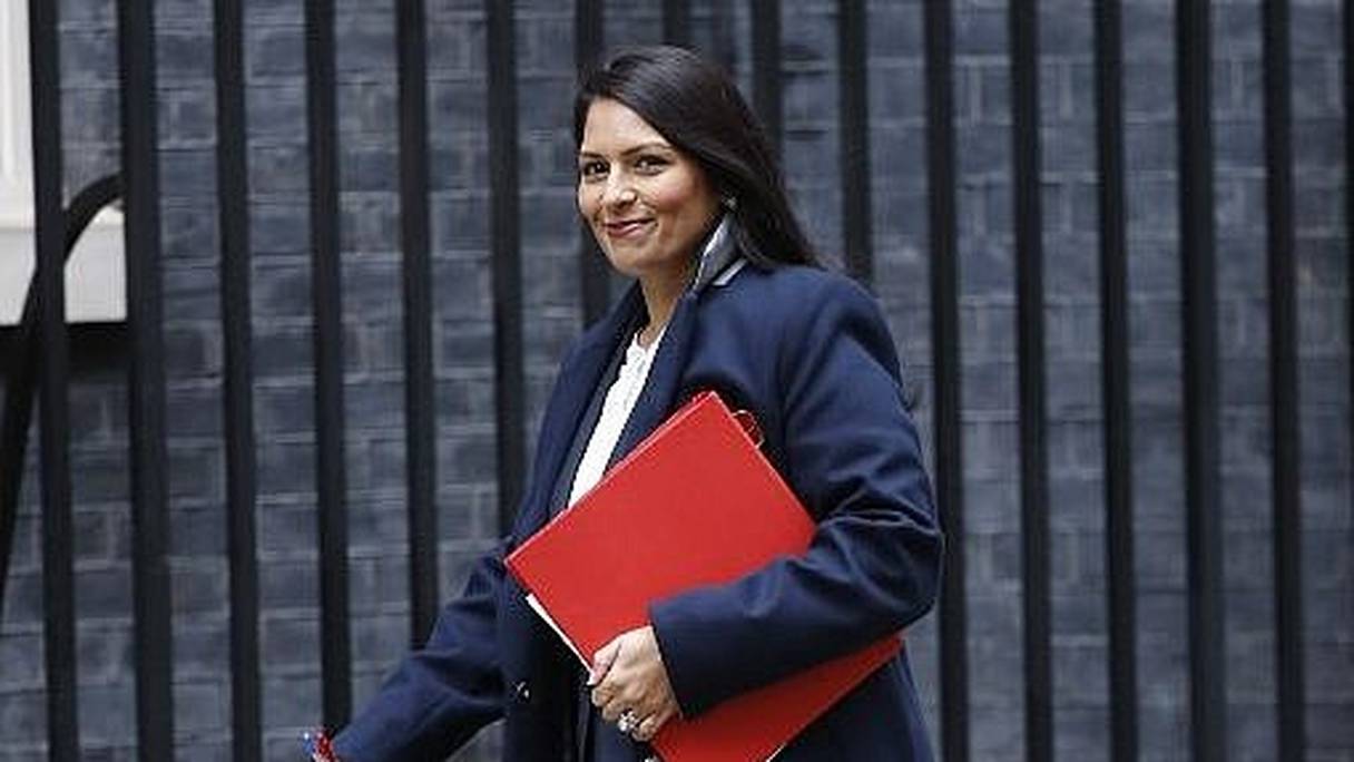 La secrétaire d'État britannique chargée du développement international, Priti Patel, le 31 octobre 2017.
