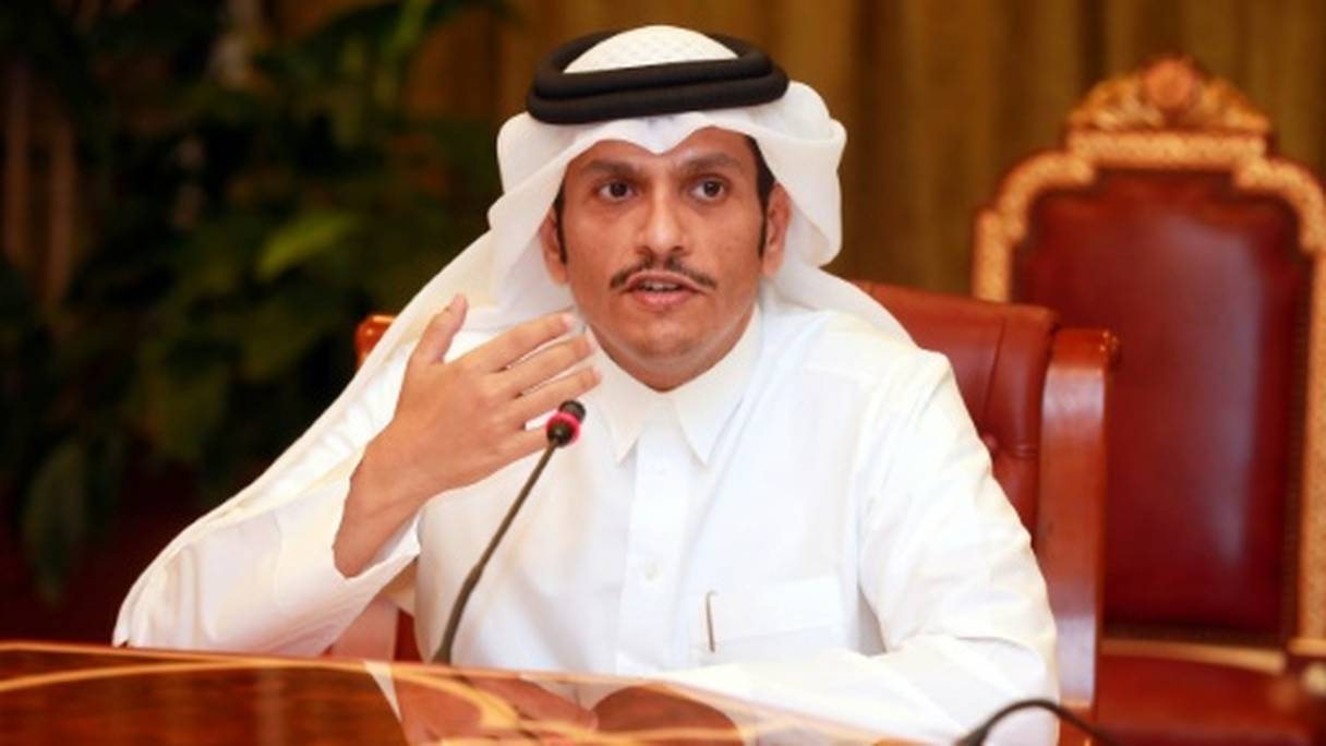 Le ministre qatari des Affaires étrangères Mohammed ben Abderrahmane Al-Thani. 
