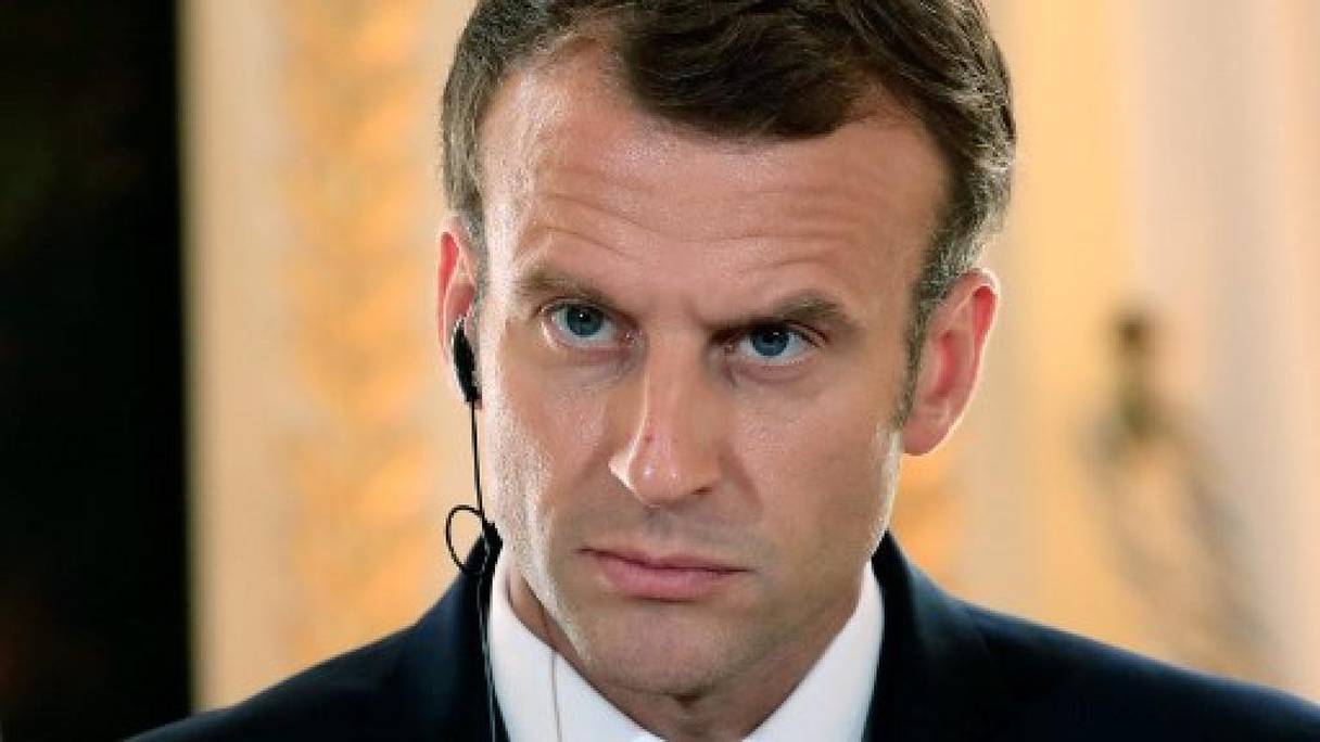 Le président français Emmanuel Macron.
