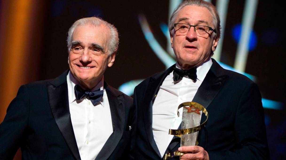 Robert De Niro a reçu un prix au Festival international du film de Marrakech le 1er décembre 2018 des mains de son ami Martin Scorsese.
