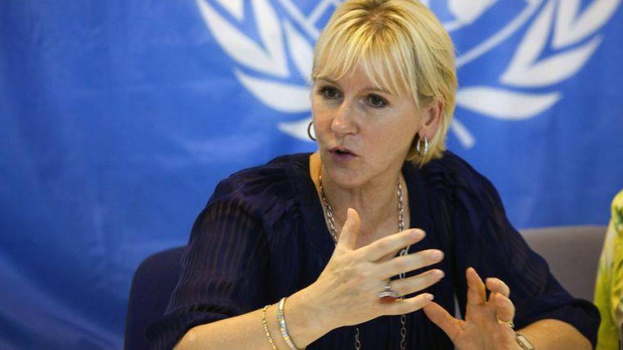 Margot Wallström, ministre suédoise des Affaires étrangères.
