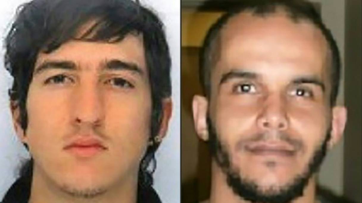 Clément Baur, 23 ans (G.), et Mahiedine Merabet, 29 ans, avaient déjà été incarcérés pour des faits sans caractère terroriste.
