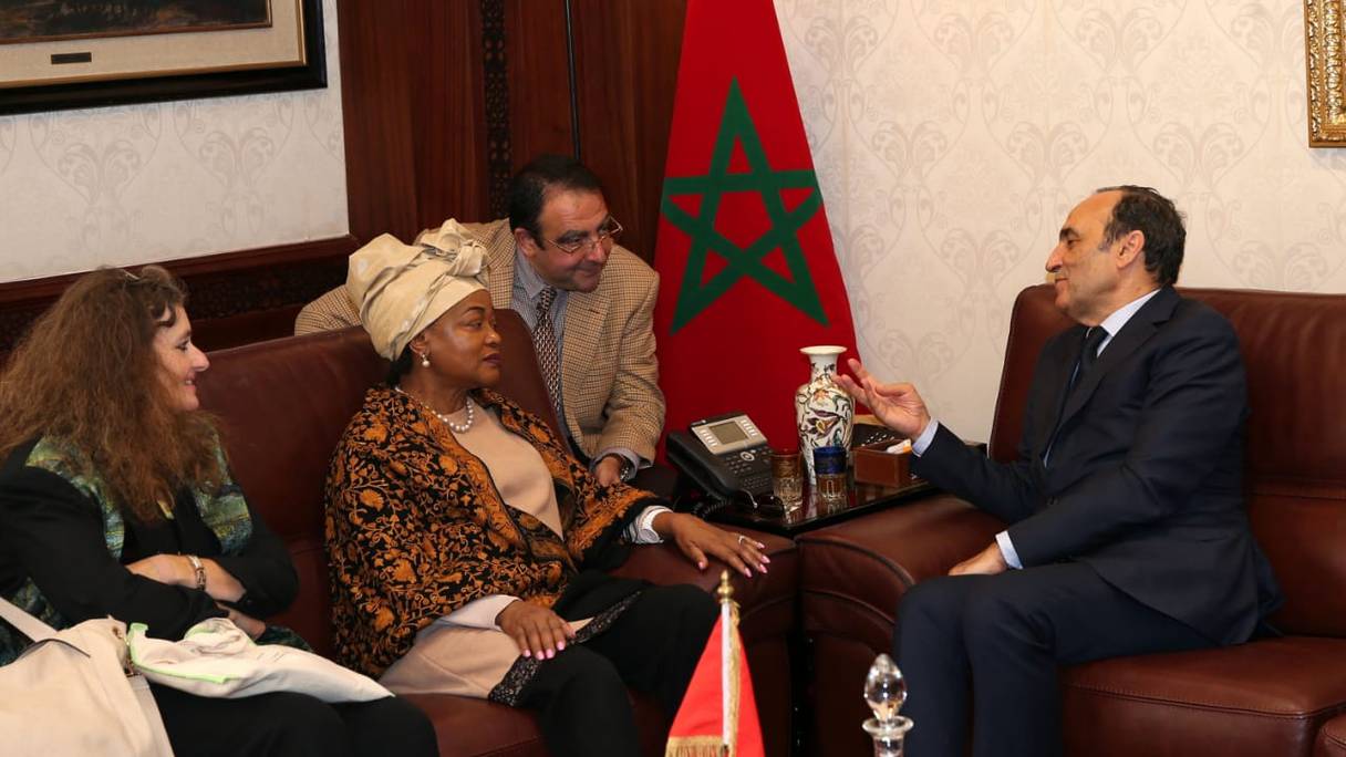 Un séjour au cours duquel Baleka Mbete a rencontré le président de la Chambre des représentants, Habib El Malki, et doit également s'entretenir avec des membres du gouvernement. 
