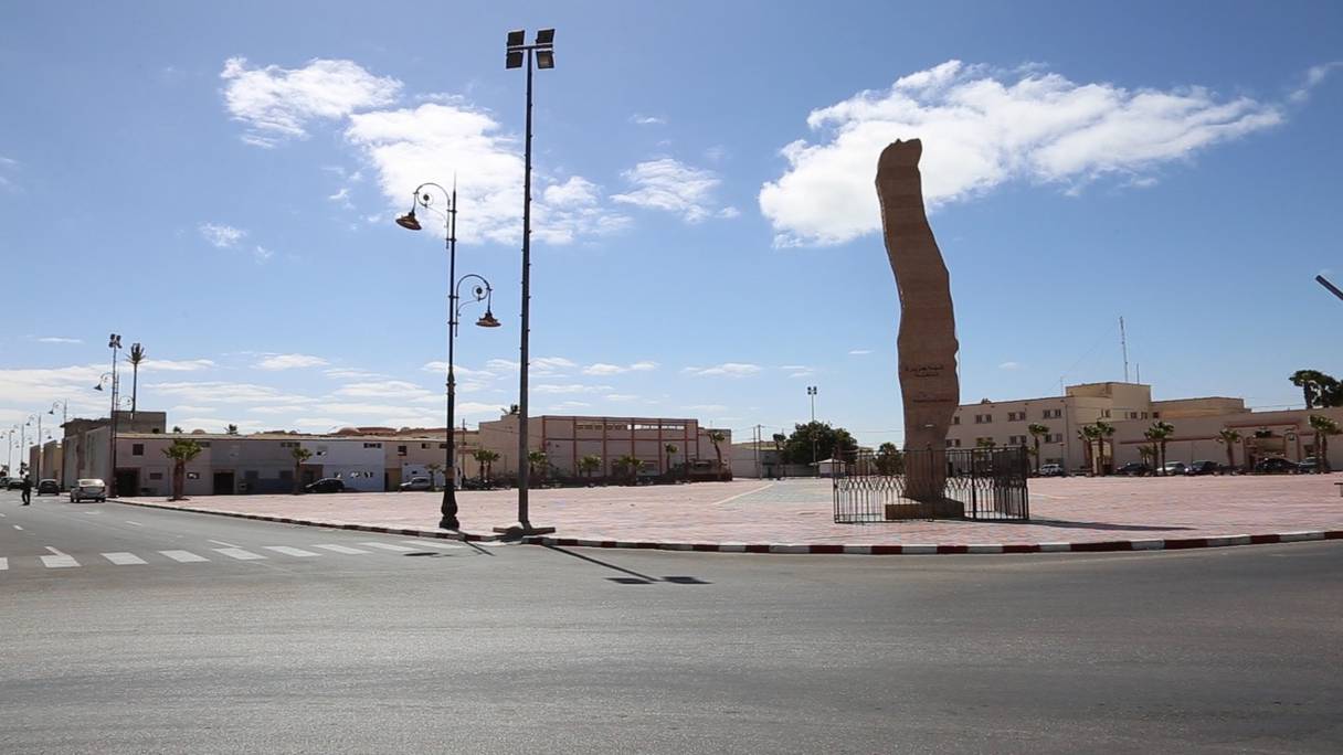 Les artères des villes marocaines se vident pour prévenir tout risque de propagation du coronavirus, ici à Dakhla.
