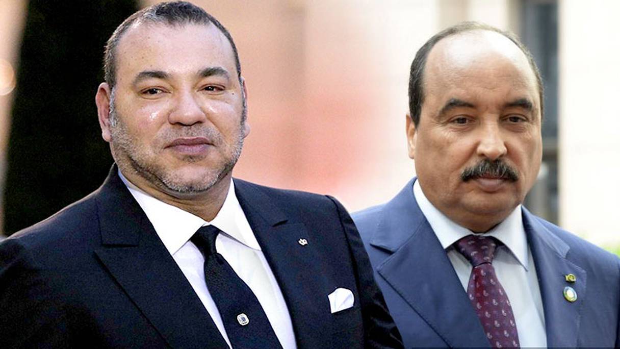 Le roi Mohammed VI et le président mauritanien Mohamed Ould Abdelaziz.
