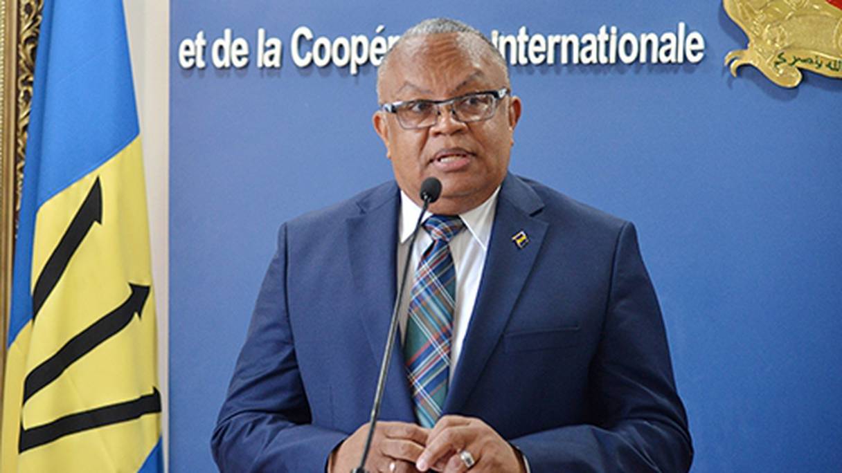 Le ministre des Affaires étrangères de la Barbade, Jerome Walcott.
