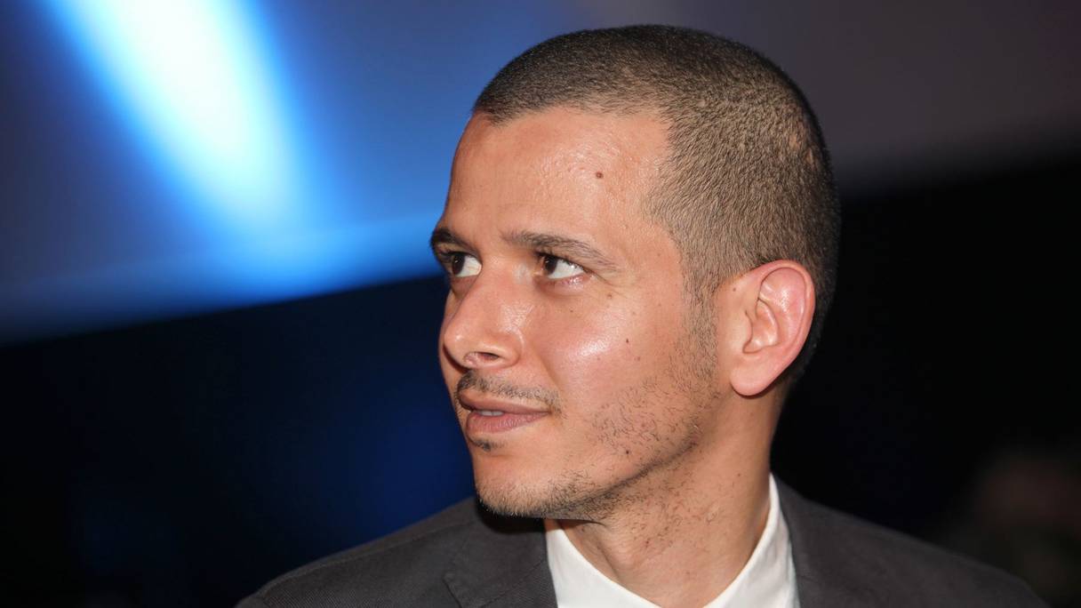 Abdellah Taïa, lors de la projection de son film "L'Armée du salut", au Festival national du film de Tanger 2014.
