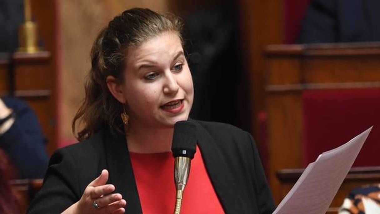 La députée France Insoumise Mathilde Panot. 

