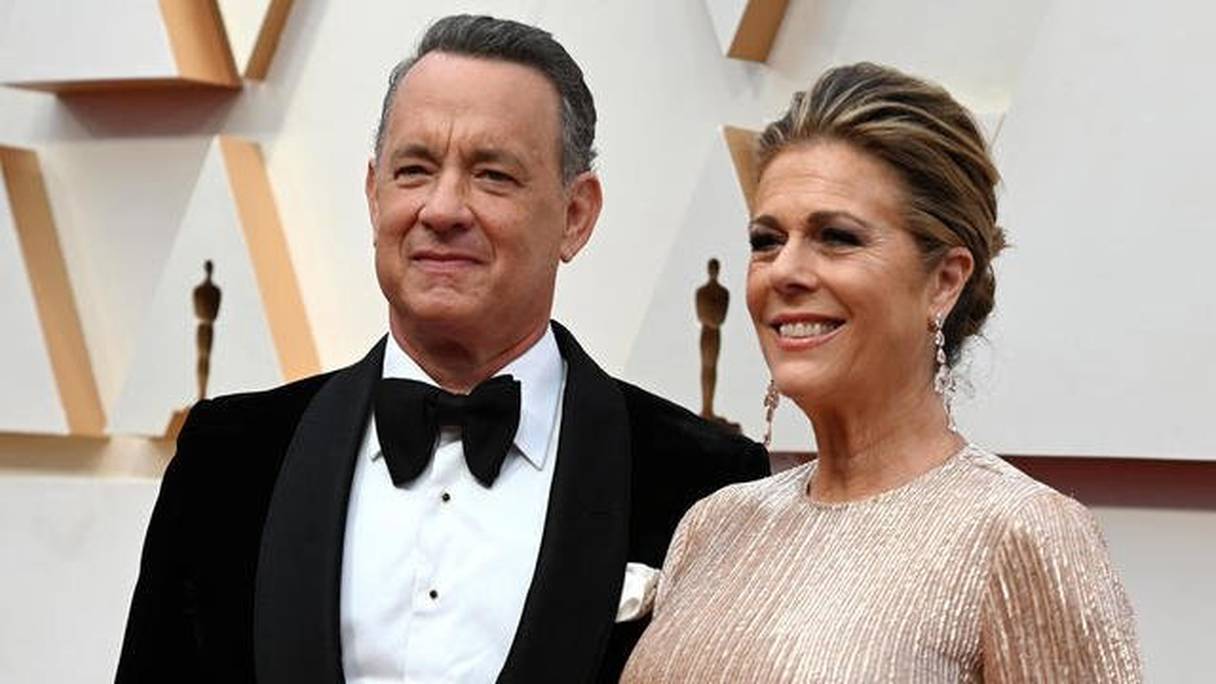 L'acteur Tom Hanks et son épouse, Rita Wilson.
