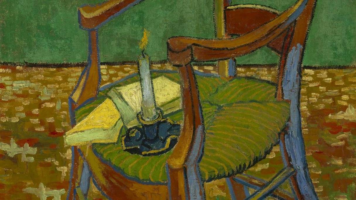"Le fauteuil de Gauguin" par Van Gogh.

