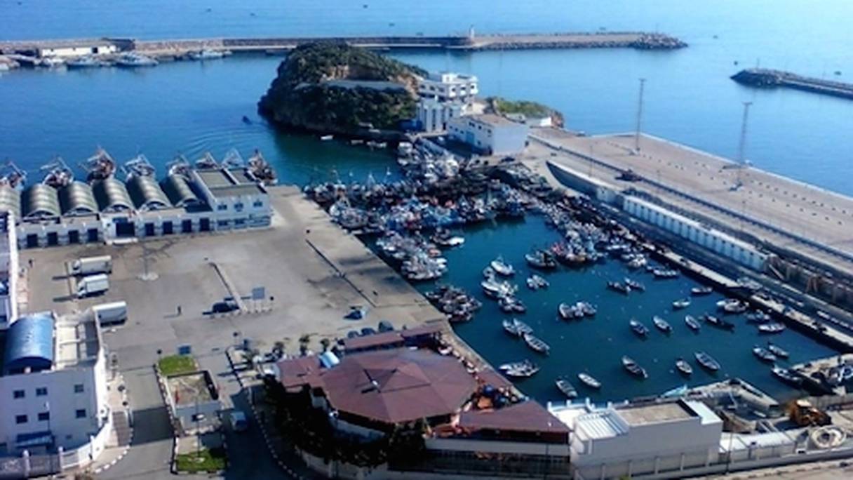 Le port d'Al Hoceima.
